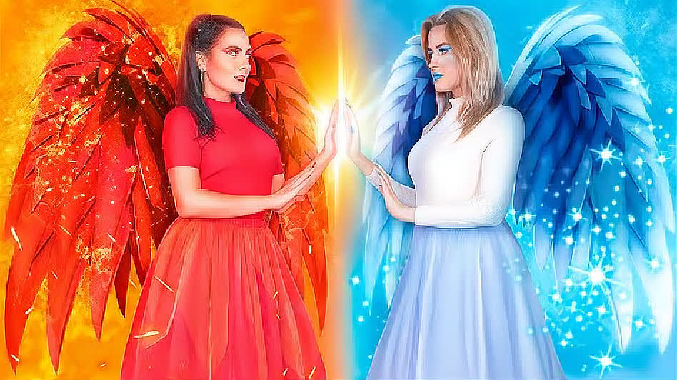 "颜王"争霸赛,冰女孩和火女孩,谁的颜值更高?