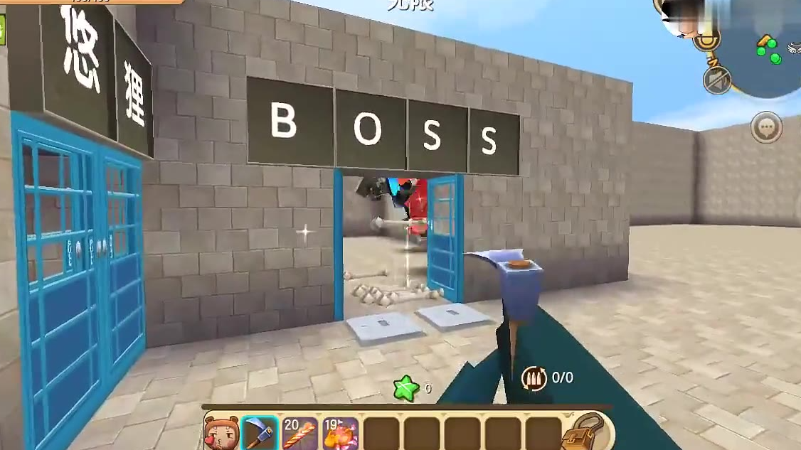 刘半仙迷你世界:职业对战,都是半仙没有见过的职业,武器超给力-游戏